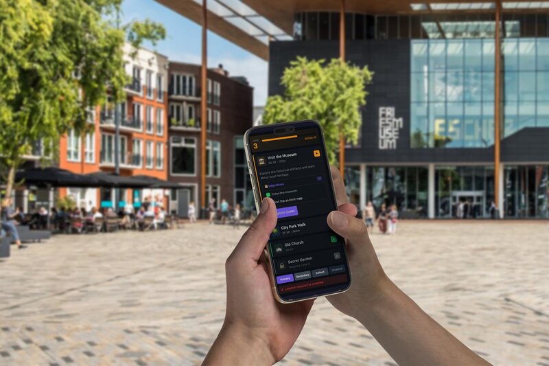 Plexpel app in use at Fries Museum